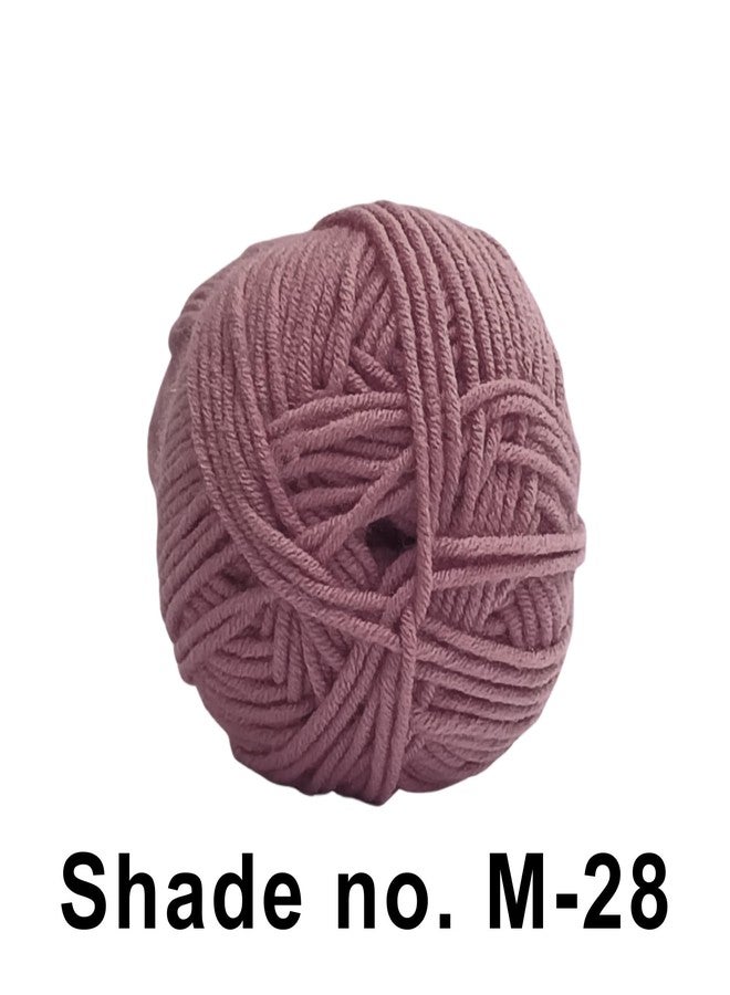 VCR 4ply Drooling Purple Yarn, 100 Grams Hank, 190 Meters Length, Acrylic Ball for Crochet and Knitting, Soft Crosia Threads, Pack of 1 Yarn, Suitable for DIY Crafts - Image 2